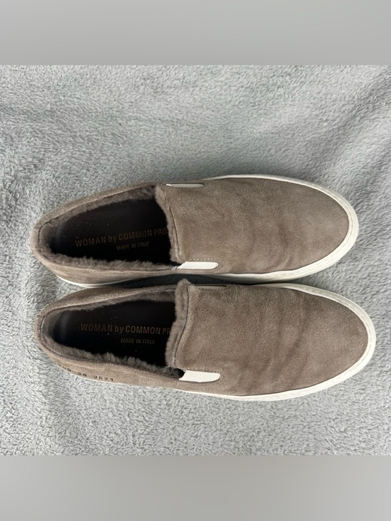 Common Projects 35mm Suede Shearling Slip On Sneaker Women 38 7.5 Shoes Sneakers main image 6